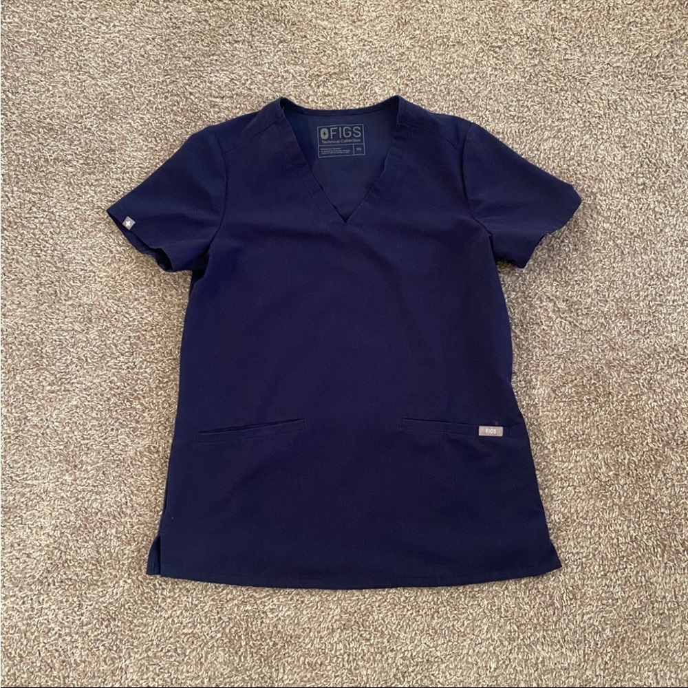 Figs casma scrub top XS